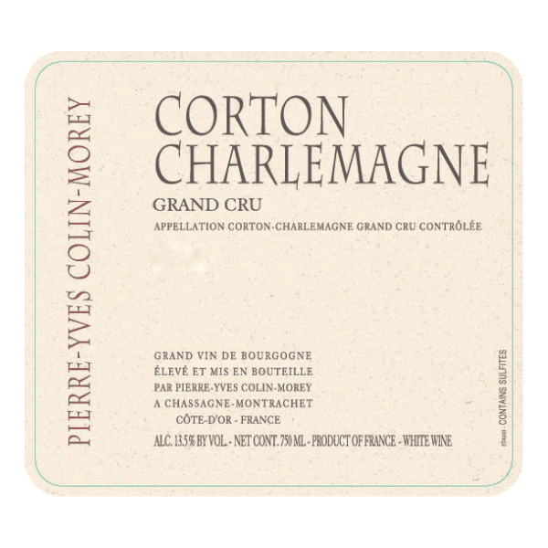 Pierre-Yves Colin-Morey, Corton-Charlemagne Grand Cru